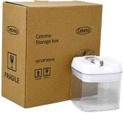 Wholesale - 500ml CLEAR AIRTIGHT FOOD CONTAINER W/LID C/P 80, UPC: 6925801101760